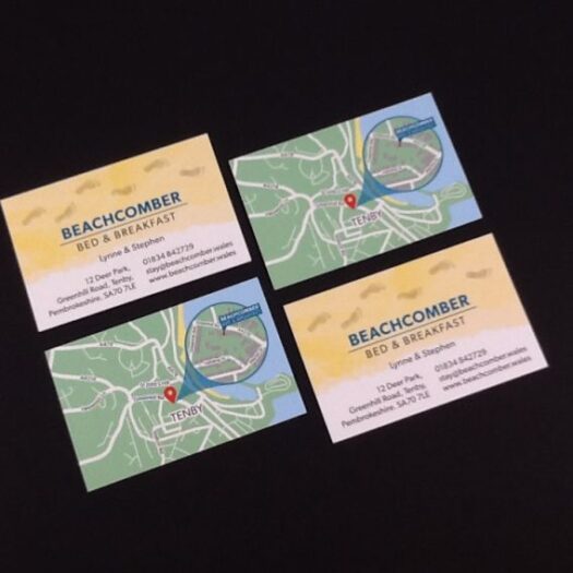 Business card designers Pembrokeshire Tenby Narberth Haverfordwest