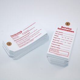 Strung tag printers Pembrokeshire