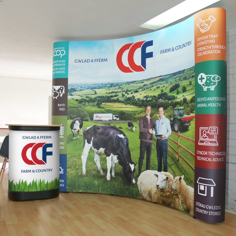 Exhibition Stand Printers for Clynderwen & Cardiganshire Farmers Coop Banner & Sign Design Case Study