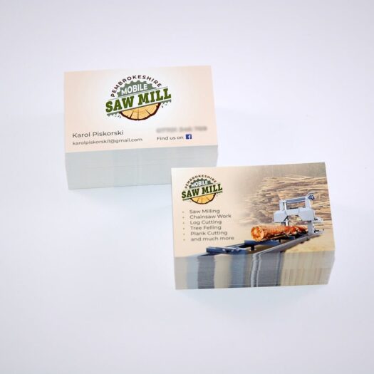 Business card designers Pembrokeshire Tenby Narberth Haverfordwest