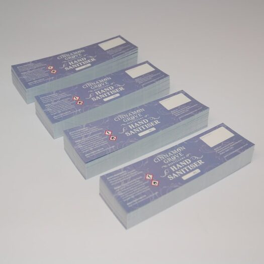 Hand sanitiser Label printers Pembrokeshire tenby Narberth Haverfordwest