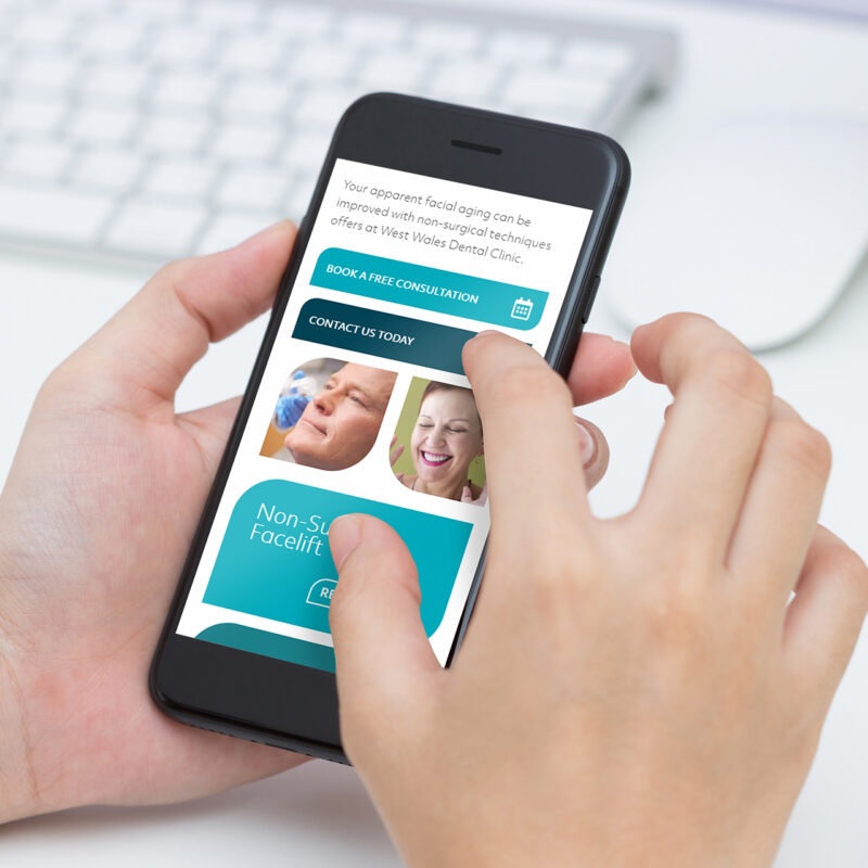 Web designers in Pembrokeshire for the West Wales Dental Clinic Web Design Case Study