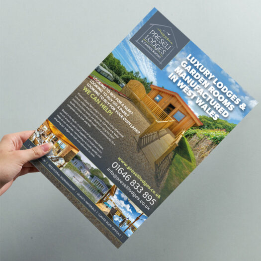 Graphic designers Pembrokeshire tenby narberth haverfordwest for Preseli Lodges