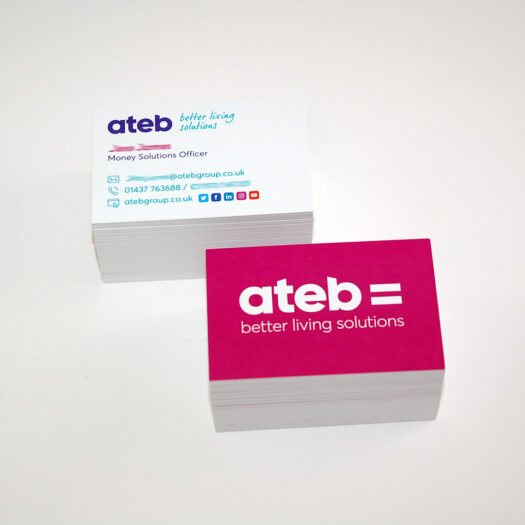 Business card designers pembrokeshire tenby narberth Haverfordwest