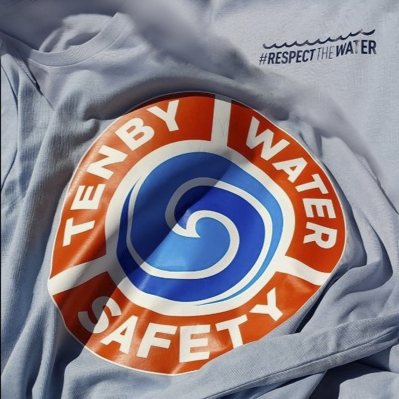 Corporate Branding in Pembrokeshire for Tenby Water Safety Corporate Branding Case Study