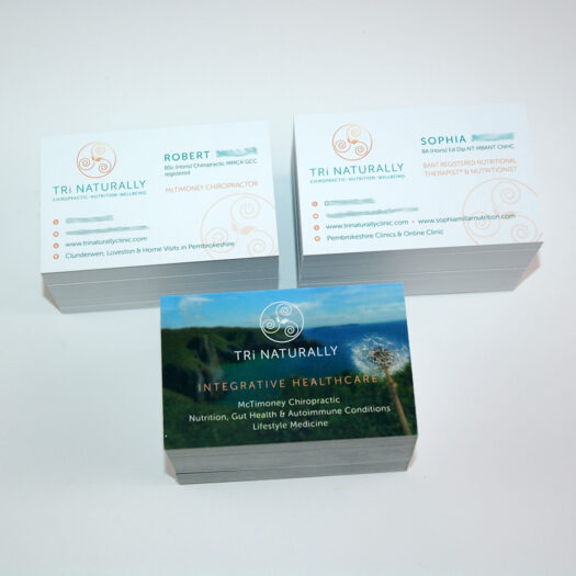 Business card designers in pembrokeshire tenby narberth haverfordwest
