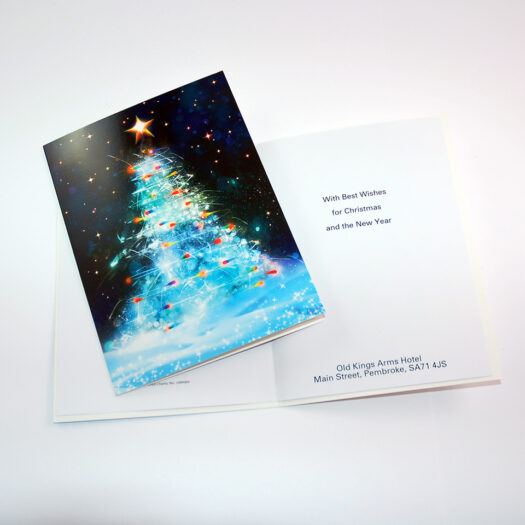 Christmas card printers Pembrokeshire Tenby Narberth Haverfordwest