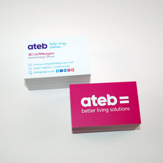 Business card designers Pembrokeshire Tenby Narberth