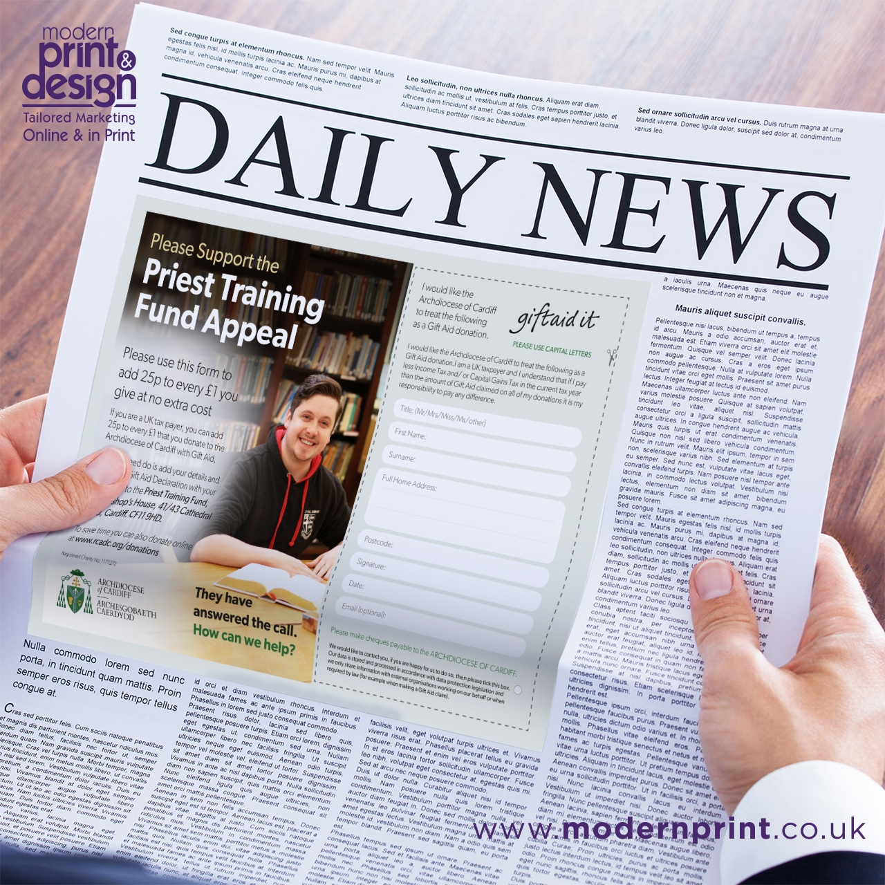 Magazine & Newspaper Advert Designers in Pembrokeshire Tel 682676