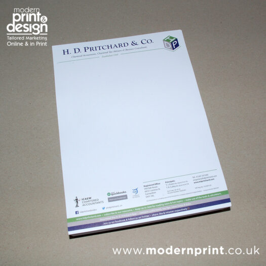Letterhead designers pembrokeshire tenby narberth haverfordwest