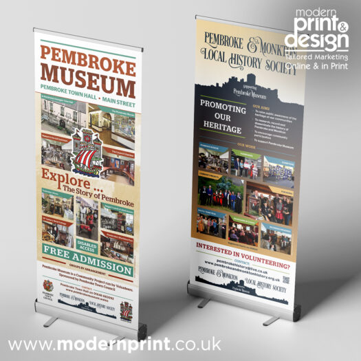 Roller Banner printers Pembrokeshire tenby narberth Haverfordwest