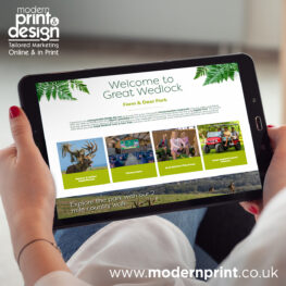 Tourism website designers in Pembrokeshire for Great Wedlock Deer Park