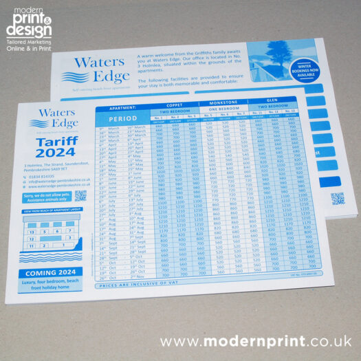 Price list printers in Pembrokeshire Tenby Haverfordwest Narberth