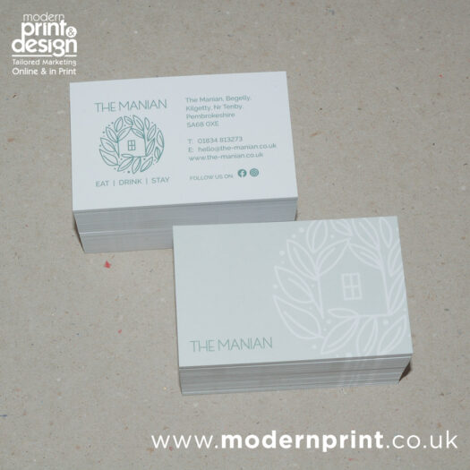 Business card printers Pembrokeshire Tenby Narberth Haverfordwest