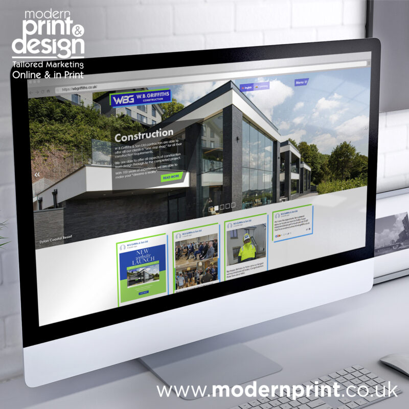Website Designers in Pembrokeshire for WB Griffiths Web Design Case Study