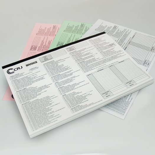 A3 Invoice book printers in Pembrokeshire