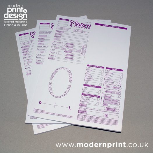 work ticket printers
