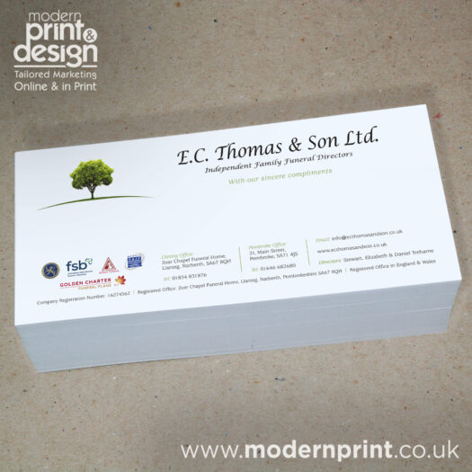Compliment-slip-printers pembrokeshire tenby narberth haverfordwest