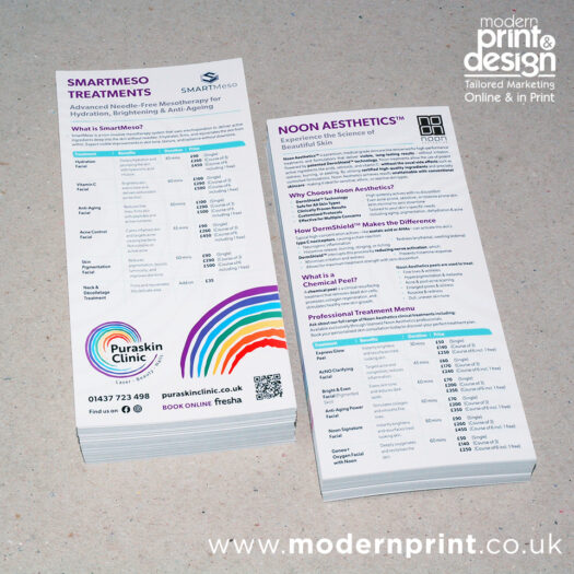Leaflet Designers in Pembrokeshire Tenby Narberth
