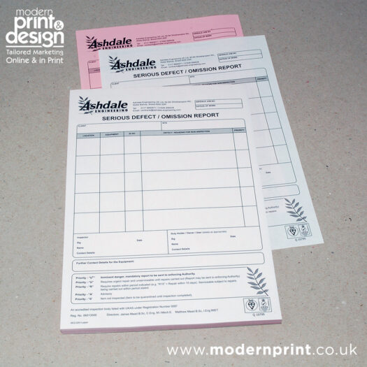 serious defect report printers