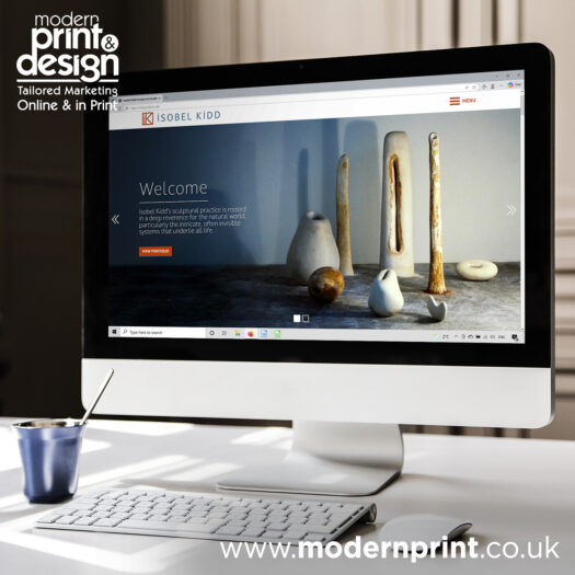 Website designers in Pembrokeshire for Isobel Kidd