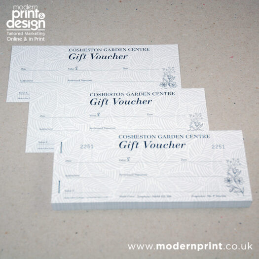 Gift voucher printers in Pembrokeshire Tenby Narberth Haverfordwest