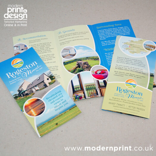 Leaflet printers in Pembrokeshire Tenby Haverfordwest