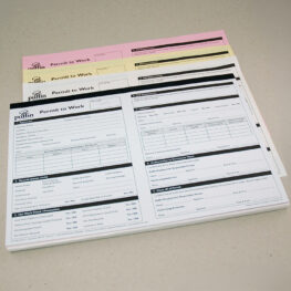 Permit to Work book printers in Pembrokeshire