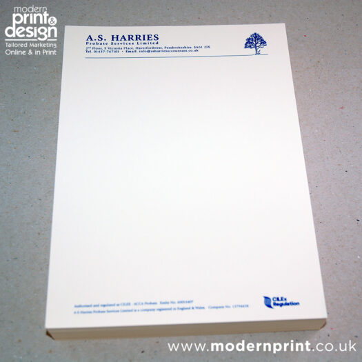 Letterhead printers pembrokeshire tenby narberth Haverfordwest