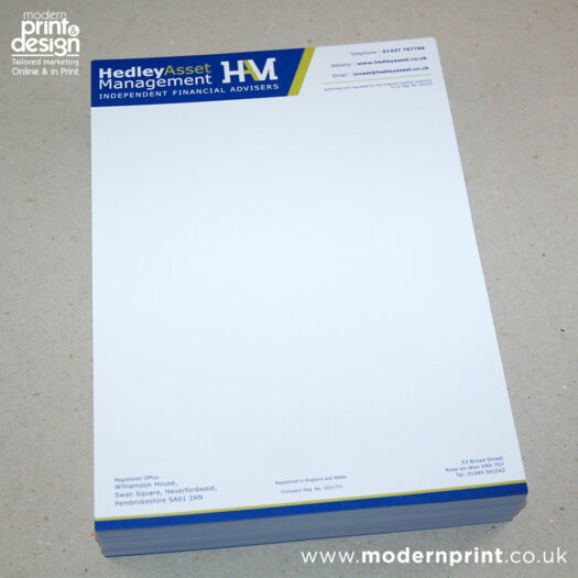 Letterhead printers pembrokeshire tenby narberth