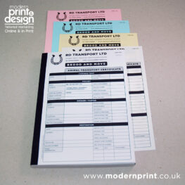 Brood and Move animal transport certificate printers
